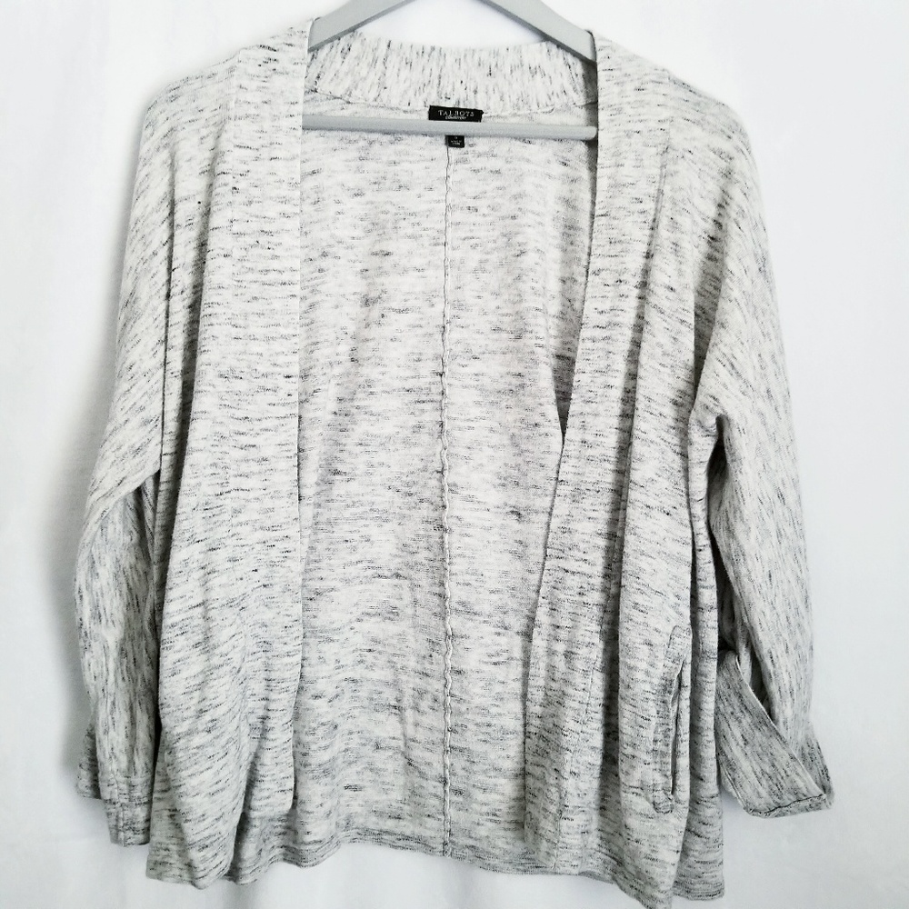 Talbots Open Cardigan
